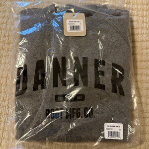 Danner Unisex NEW Grey crew sweatshirt